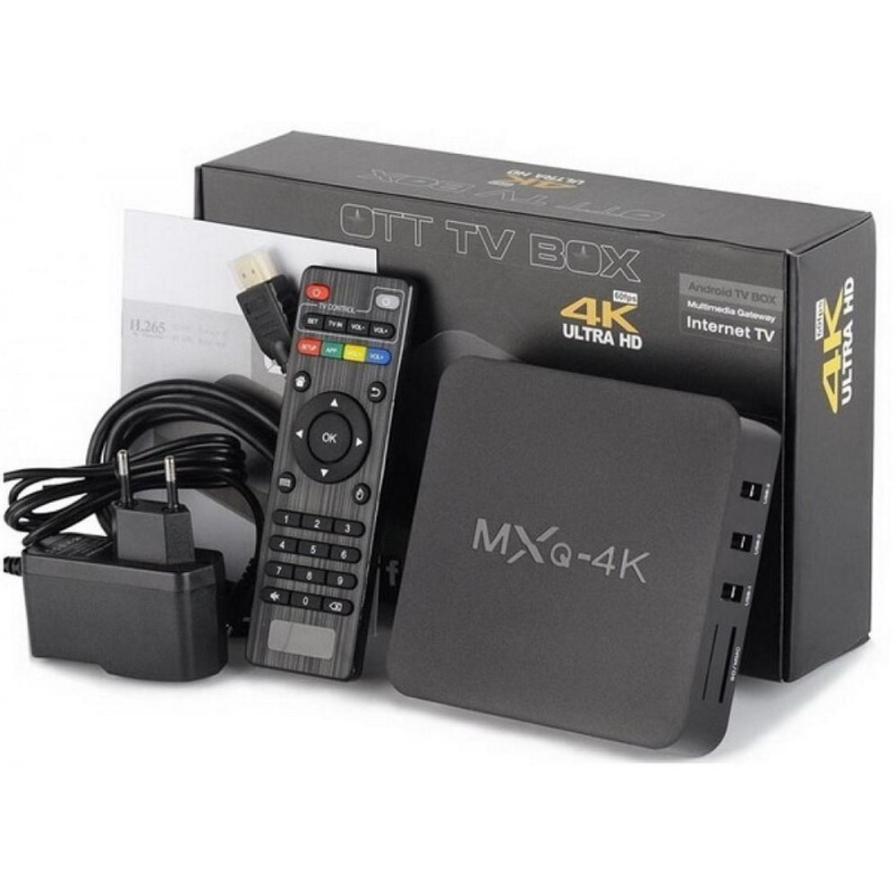 Приставка Смарт TV Box Андроид 4K MXQ ULTRA HD 1/8 Гб