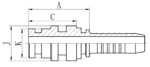 Фитинг DN 32 Staplelock SAE J1467 d=37.9 STECK 46 для навив. рук. + Муфта DN 32 4SP/4SH Комплект