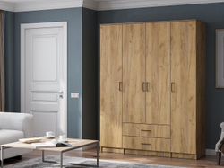 ШК 1 шкаф (серия 2) / Дуб золотой