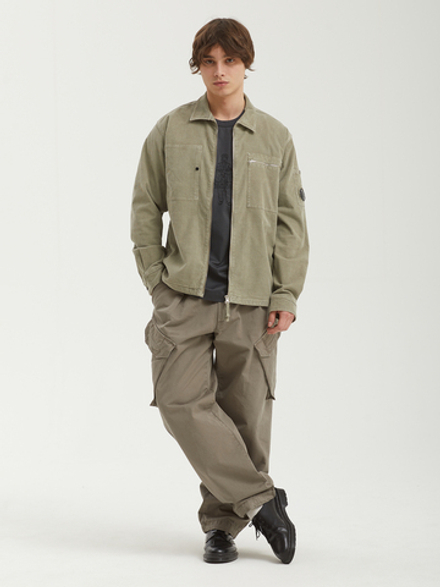 Мужская Рубашка In Corduroy