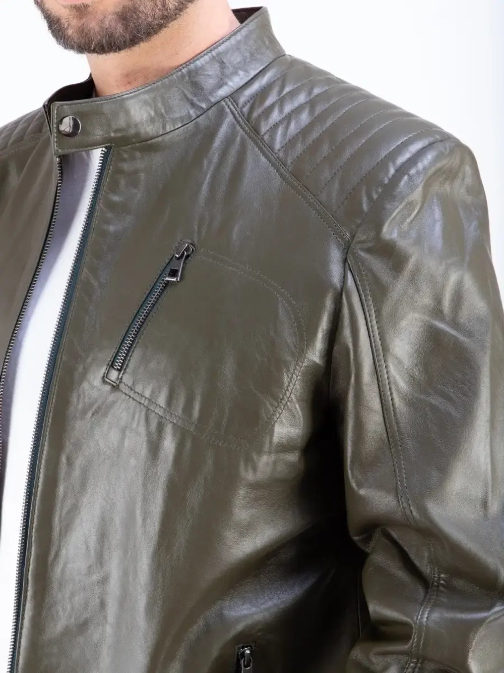 Куртка мужская  из натуральной кожи