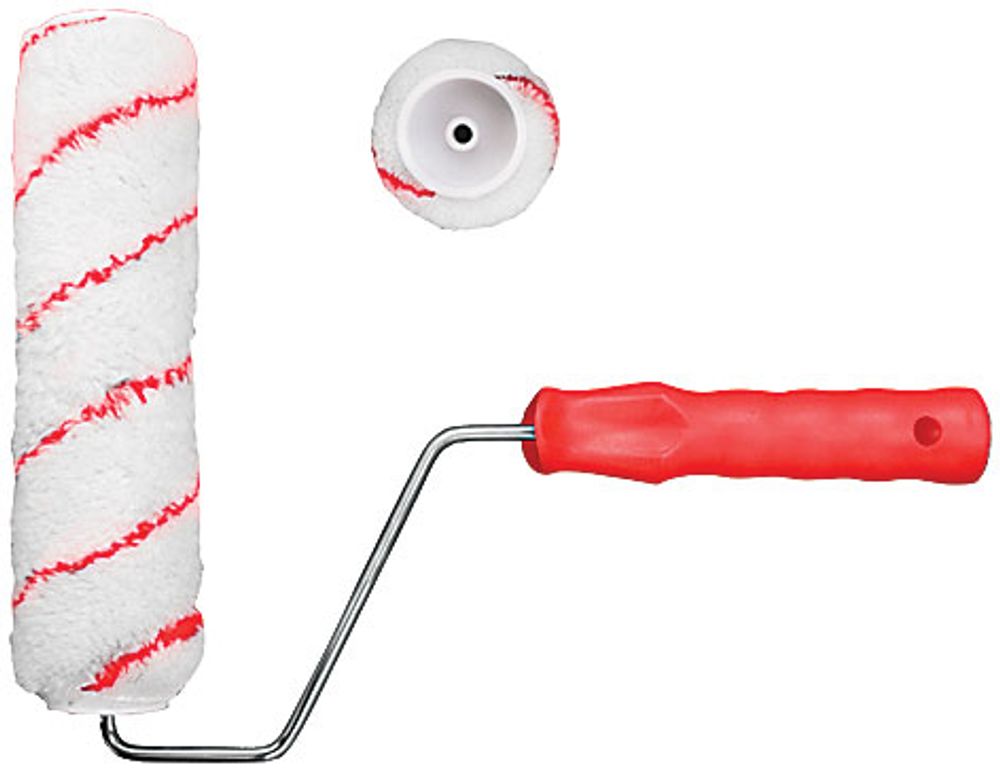 Валик полиакриловый, стержневая система, диам. 40/62 мм, ворс 11 мм, 230 мм 02517 КУРС