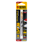 Сверло спиральное по металлу 7,5 x 109мм, Р6М5, Golden Tip, многогранная заточка Denzel