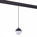 ST358.433.07 Магнитный трековый светильник подвесной Черный LED 1*7W 3000K 520Lm Ra&gt;80 120° IP20 D90 SKYLINE 48