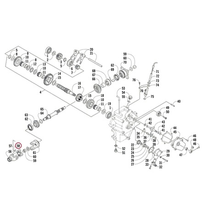 Стопор Arctic Cat 0423-450