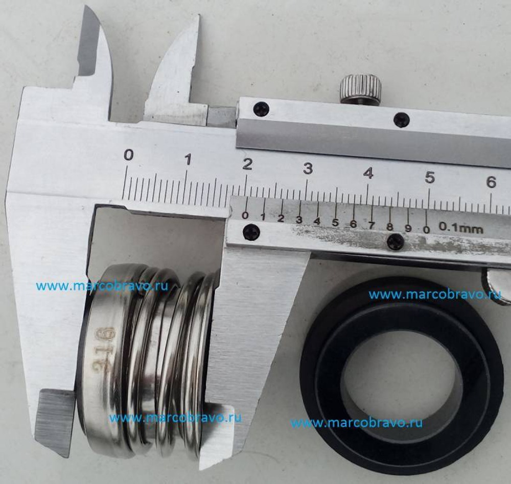 Торцевое уплотнение вала 166-3/4" с сальником