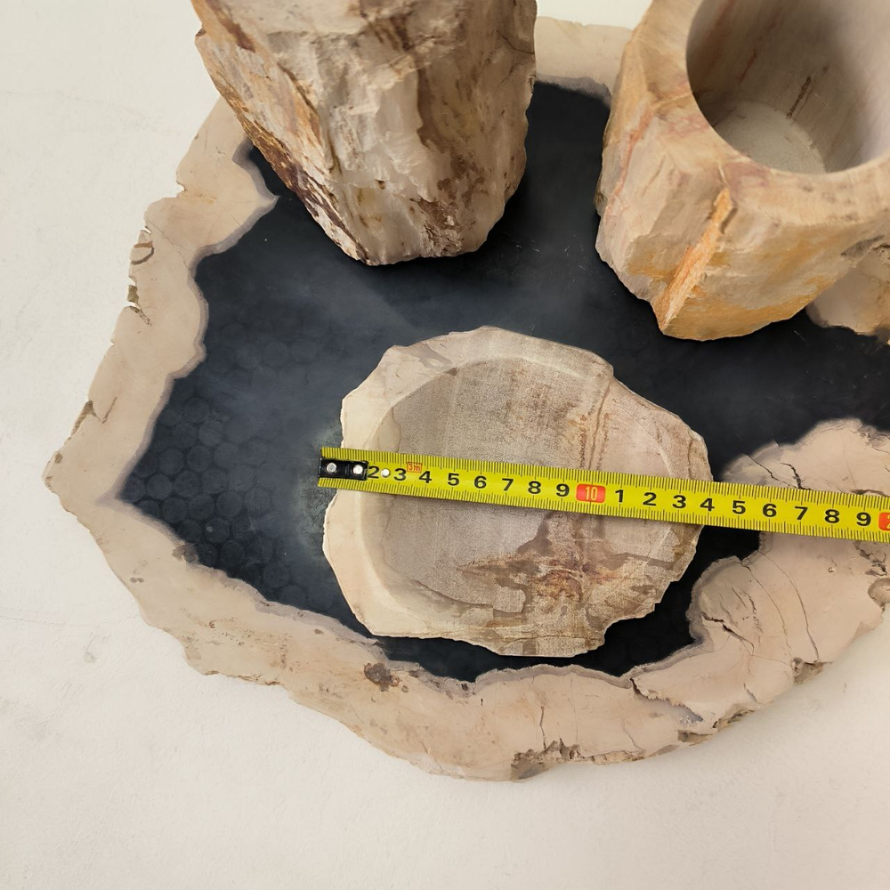 Набор из окаменелого дерева 4 предм Fossil Set NF-63280 поднос 149