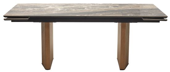 Стол МОЦАРТ 200 AMADEUS POLISHED, керамика / Дуб монтана