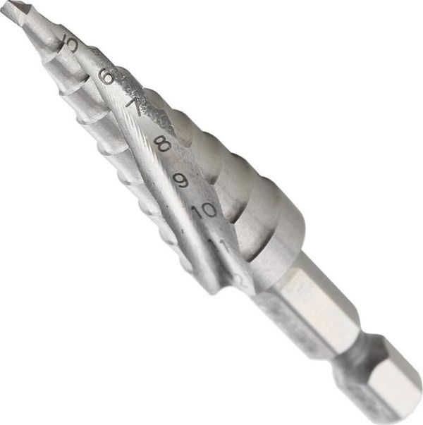 Сверло ступенчатое по металлу (9 ступеней; 4-12 мм; HSS) Makita D-40141