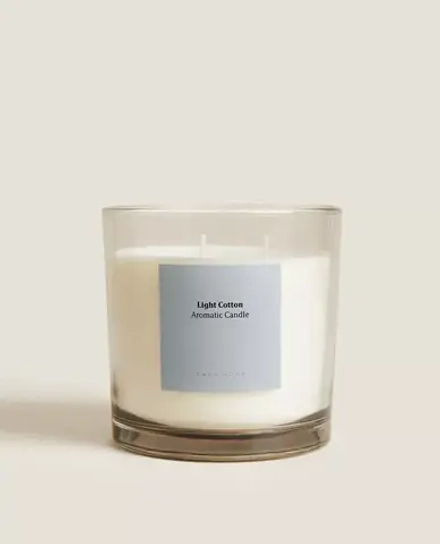 ZARA HOME АРОМАТИЧЕСКАЯ СВЕЧА LIGHT COTTON