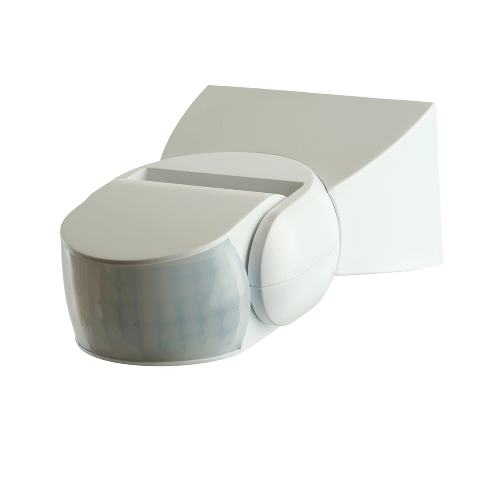 Датчик движения 1200W 12m 180° белый, SEN18