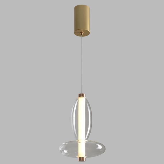 Подвесной светодиодный светильник Crystal Lux Quasar SP7W Led Transparent