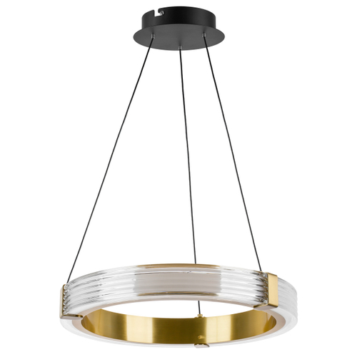 736241 Люстра ROTONDA 21W LED 1053LM 360G ЛАТУНЬ 3000K