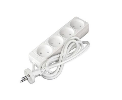 Удлинитель 4х1.5м без заземл. 10А IP20 2.2кВт ПВС Союз 481S-1401