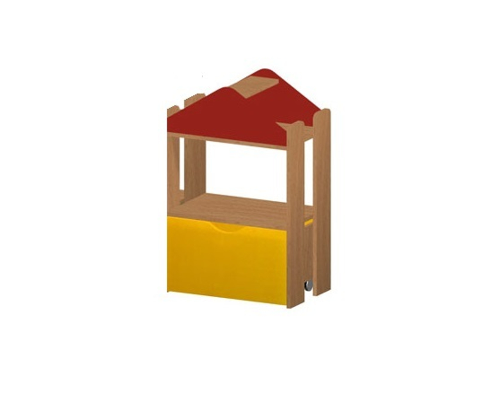 Стеллаж "Городок" для детского сада