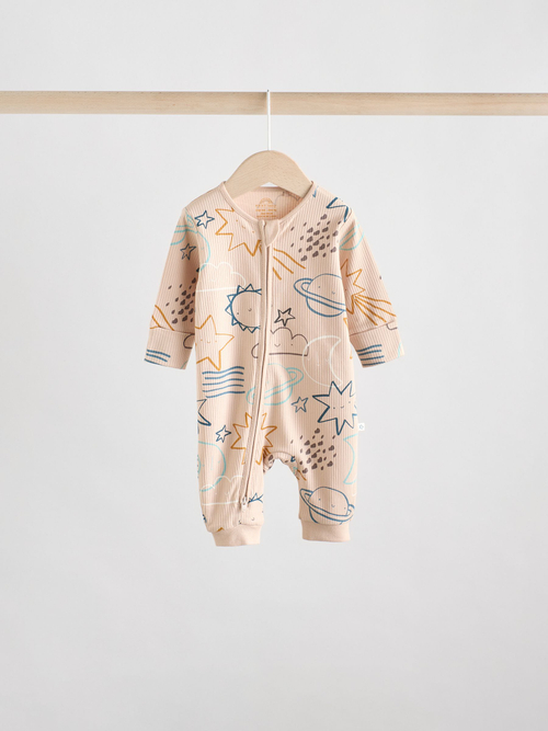 Комбинезон / Cлип для малышей Next AW3-061, 3 шт., Бежевый, Серый