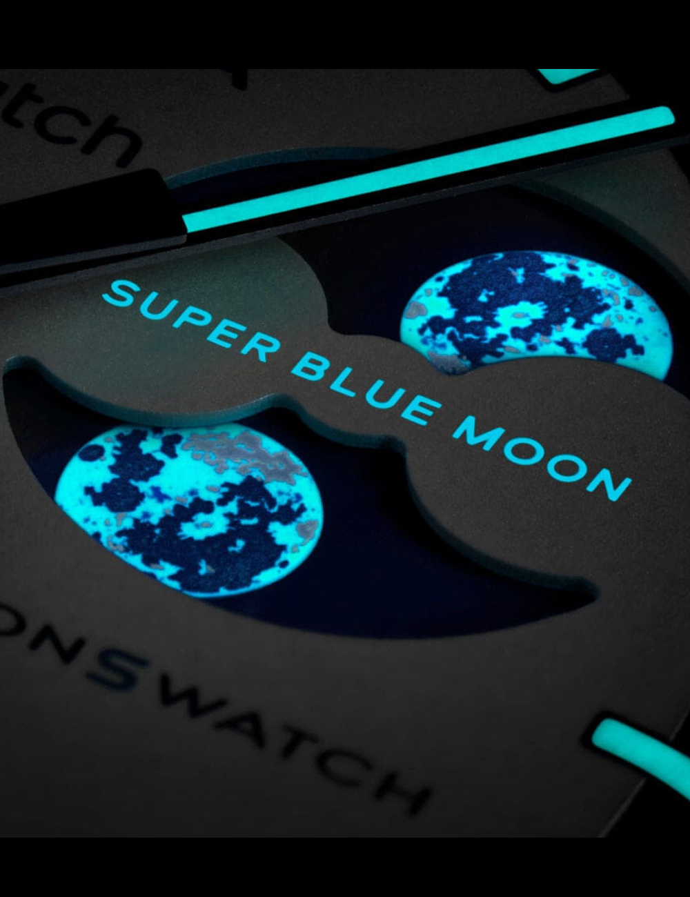 Наручные часы OMEGA x Swatch Moonswatch Super Blue Moonphase