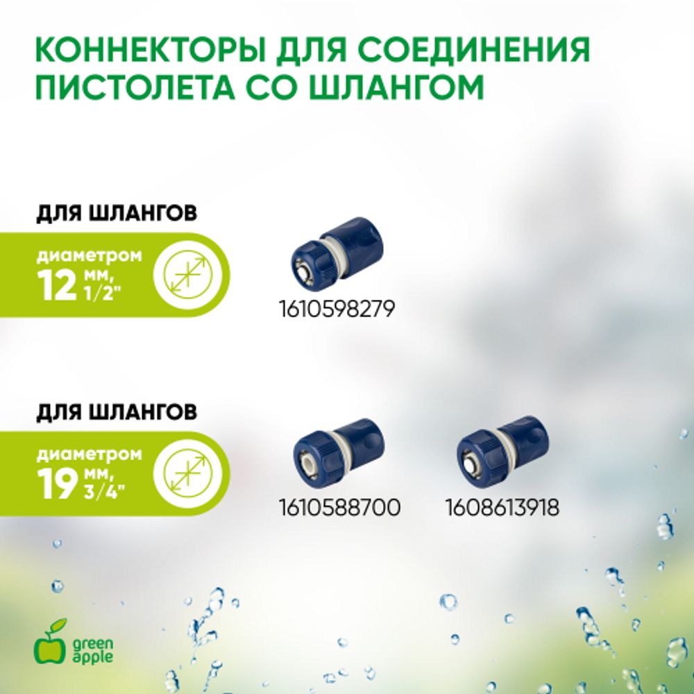 GANS-01 GREEN APPLE Пистолет лейка 2 режима | GREEN APPLE
