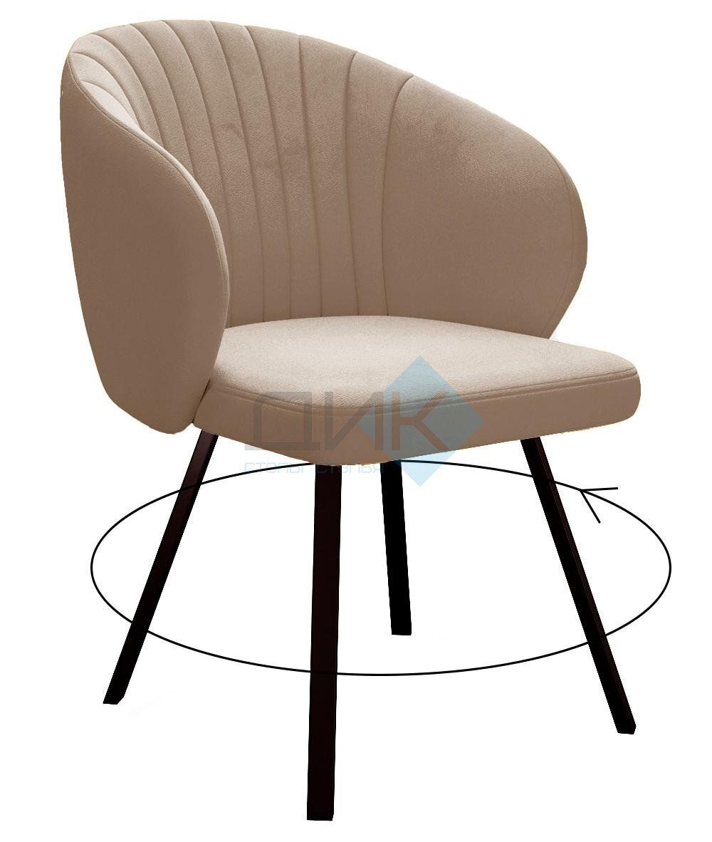 Стул DikLine 258 поворотный опоры чёрные