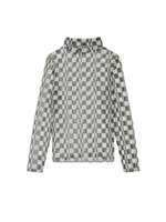 Женская Водолазка Chequerboard Mesh Rollneck