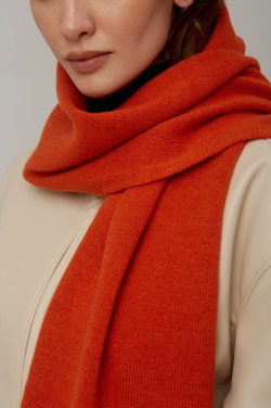 Шарф Ш501-18 оранжевый