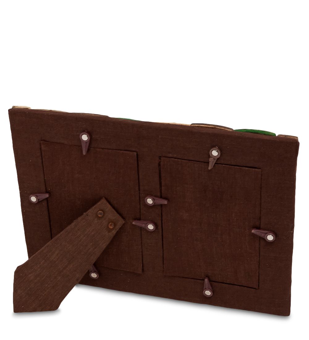 41-004 Фоторамка из кокоса (о.Бали) на два фото