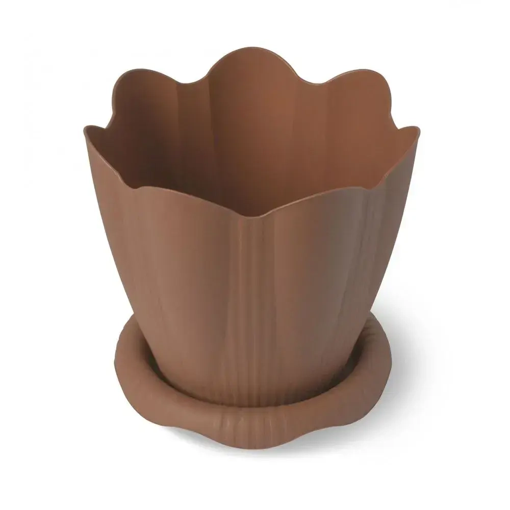 Горшок Эдельвейс с поддоном 0,65л терракот (комплект 36 шт)