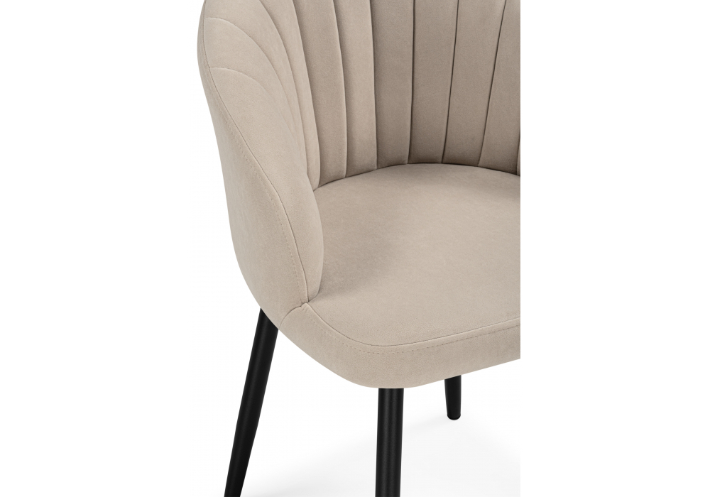 Стул на металлокаркасе Woodville Бэнбу marseille 13 данс, черный, ножки черные