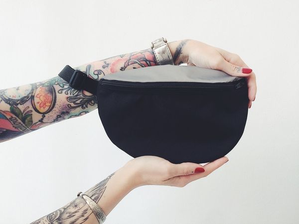 Сумка Поясная Сигнальная Светоотражающий верх - фото 5