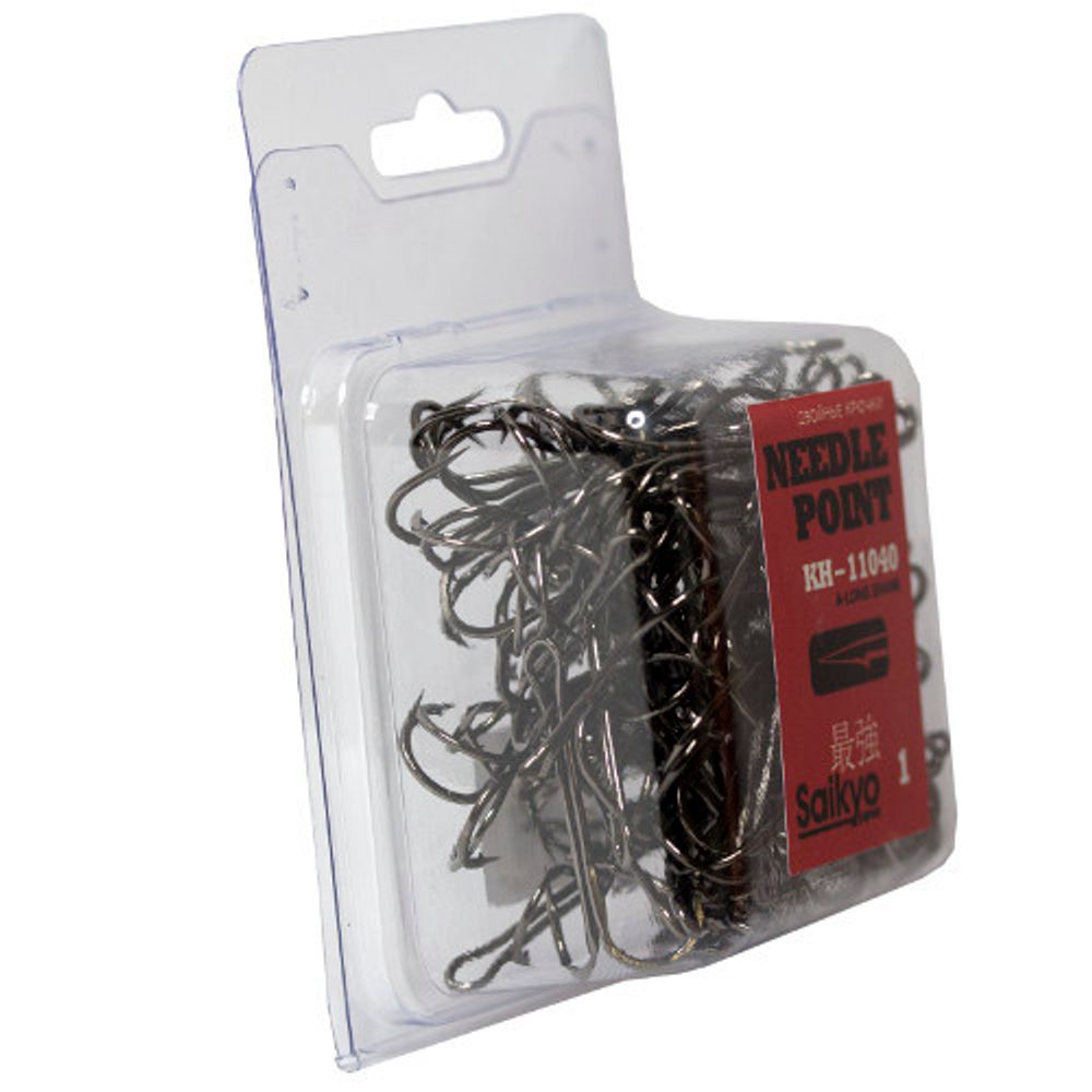 Крючки Saikyo двойн.Long Shank KH-11040  BN № 8 (100шт)