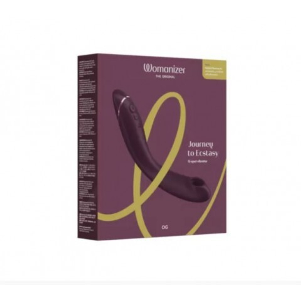 Стимулятор G-точки Womanizer OG c технологией Pleasure Air и вибрацией, фиолетовый