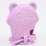 6537256 Прорезыватель рукавичка «Мишка», силиконовый, цвет синий