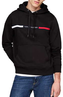 Куртка теннисная Tommy Hilfiger Chest Insert - Black