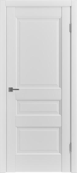 Межкомнатная дверь белая Emalex 3 ДГ , цвет Emalex Ice (белый матовый без текстуры Soft)