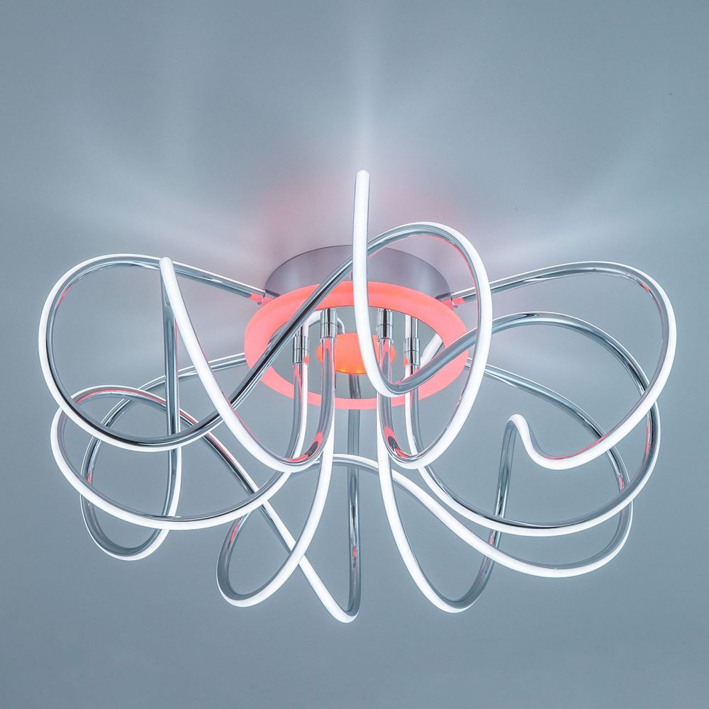 Citilux Джемини Смарт CL229A161E RGB Умная люстра Хром