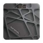 Весы напольные электронные, National, NB-BS18115, стекло закаленное, до 180 кг, черный алмаз