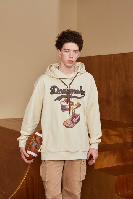 Худи DONSMOKE "Sneakers Logo" Oversized Hoodie