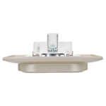 SKANDY Розетка 2-местная с заземлением без защитных шторок 16А в сборе SK-R08Sh шампань IEK