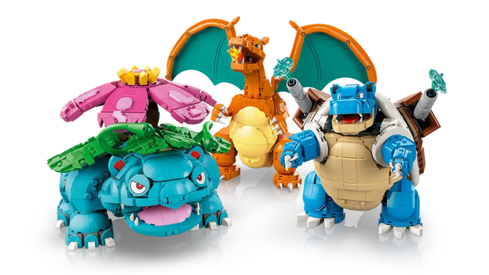 Конструктор LEGO Pokemon 72153 Venusaur, Charizard and Blastoise