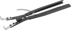 P9920D Щипцы загнутые 90° с фиксатором для стопорных колец, разжим, 165-300 мм, 4.5-5.5 мм, 500 мм