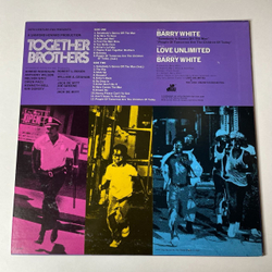 Винтажная виниловая пластинка LP Barry White, The Love Unlimited Orchestra Together Brothers (Japan 1974) (No Obi) Here Comes The Man