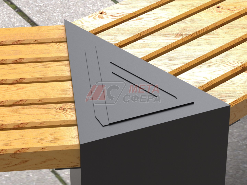 Лавка уличная парковая C303