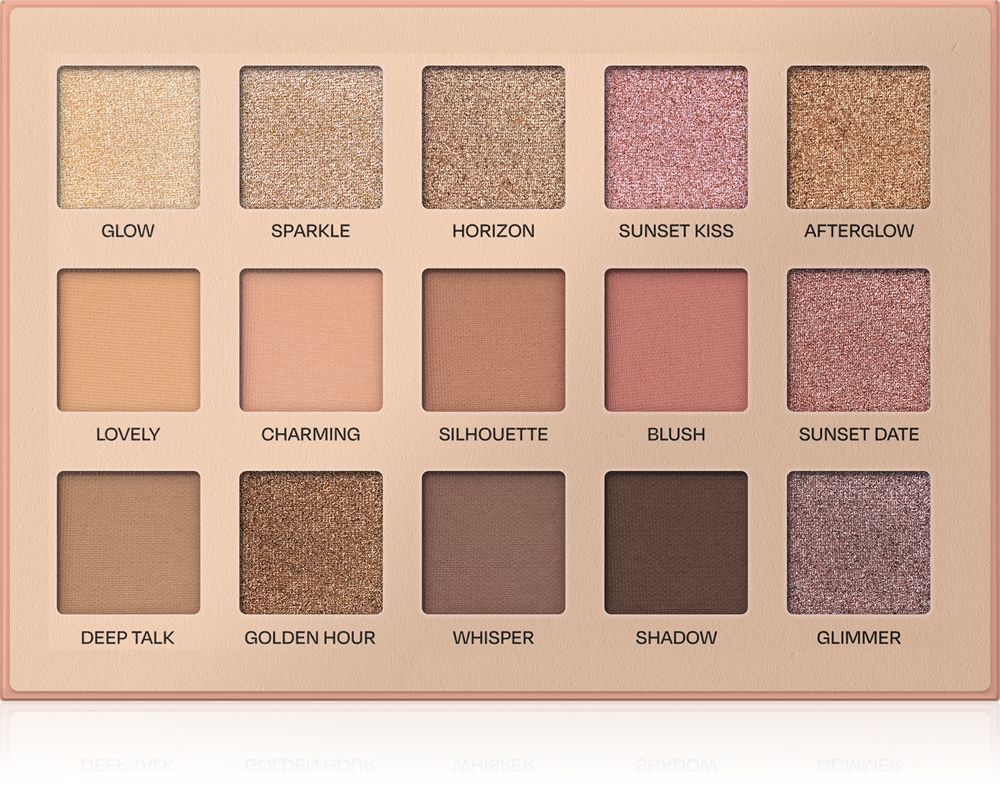 Gabriella Salvete Sunset Glow 15 Shades of Sunset - Палетка теней для век: палетка теней для век, 15 g