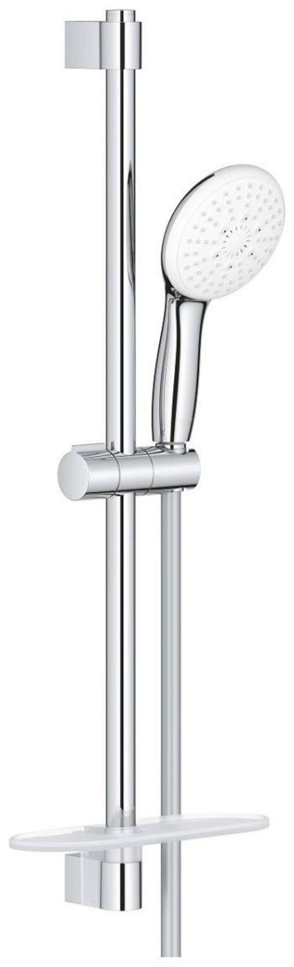 Набор для душа GROHE Tempesta 110, 3 режима струи, полочка, хром (27600003)