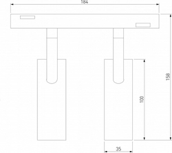Трековый светильник Elektrostandard 85046/01 черный