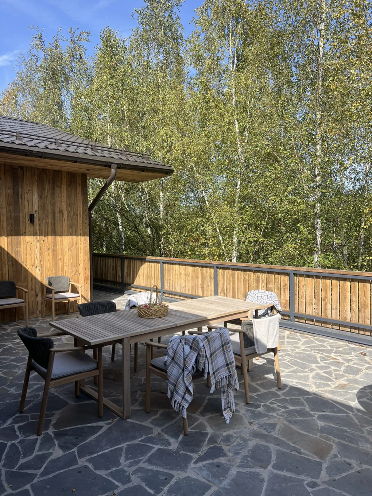 Мощение песчаником плитняком Синим