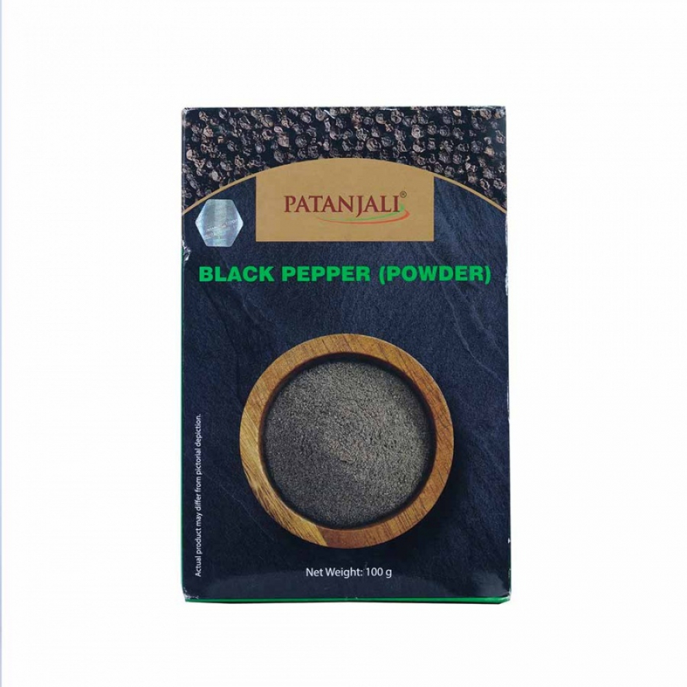 PATANJALI Black Pepper Powder Перец чёрный молотый 100г