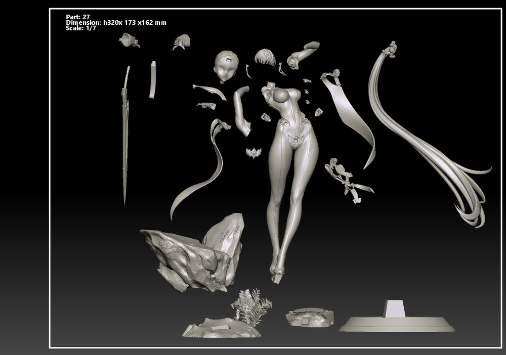 Фигурка ЕВА стеллар блейд Eve Stellar Blade