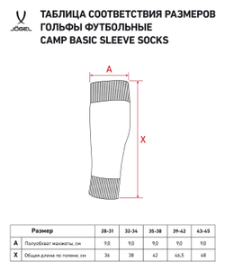 Гольфы футбольные CAMP BASIC SLEEVE SOCKS, гранатовый/белый