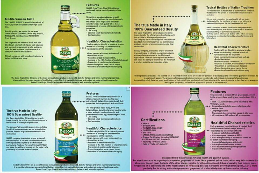 Масло рисовое рафинированное BASSO 250 мл Италия